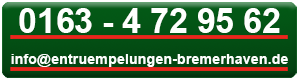 Entrümpelungen-Bremerhaven: Entrümpelungen und Haushaltsauflösungen in Bremerhaven | Rufen Sie uns an oder benutzen Sie unser Kontaktformular für eine Anfrage zu einer Entrümpelung / Haushaltsauflösung, Sperrmüllbeseitigung, Wohnungsauflösung, Wohnungsräumung, Messiwohnung, Zwangsräumung, Bodenentrümpelung, Kellerenrümpelung, Abfall, entsorgen